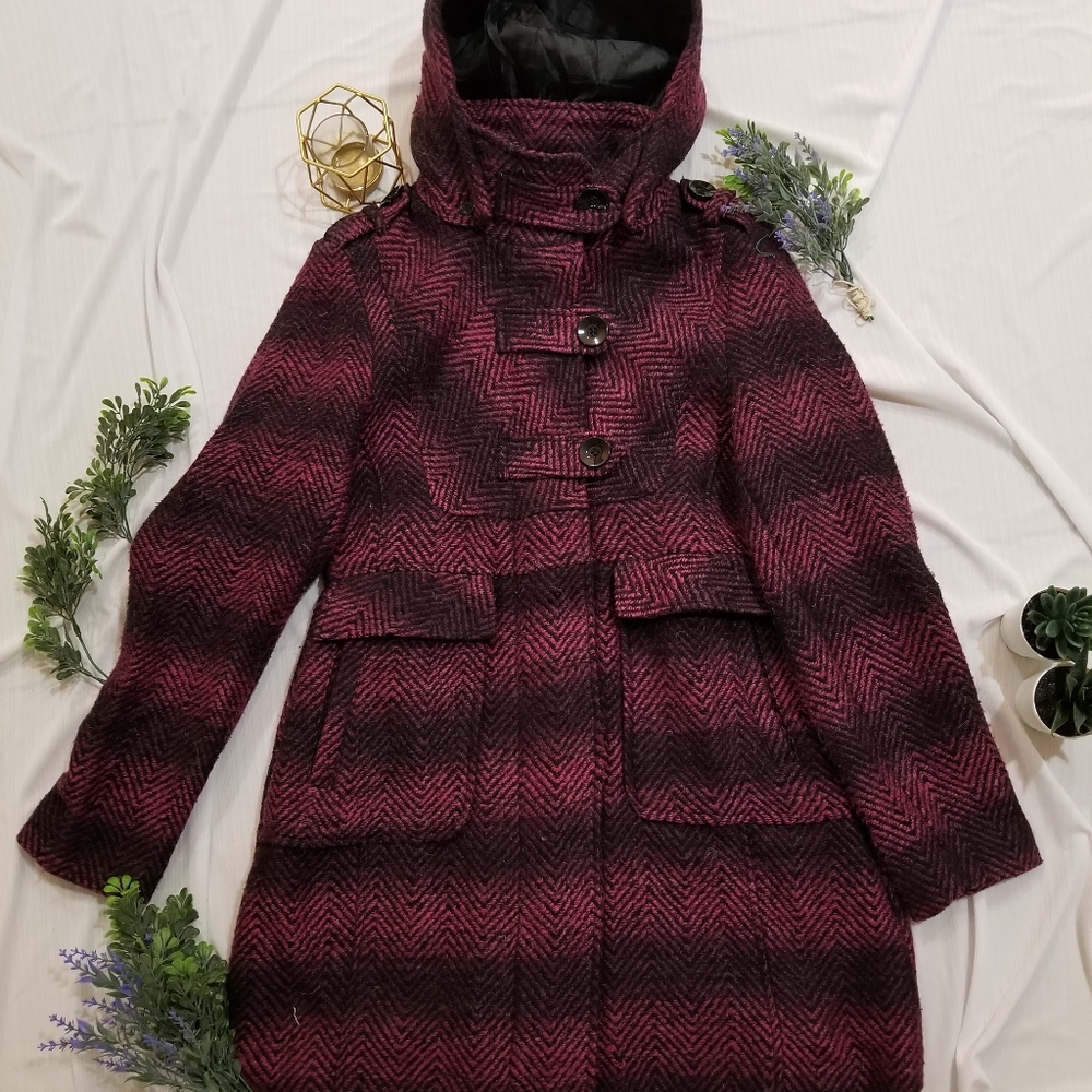 Dollhouse Trench style Jacket w/ Hood